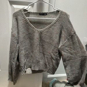Grey V-Neck sweater